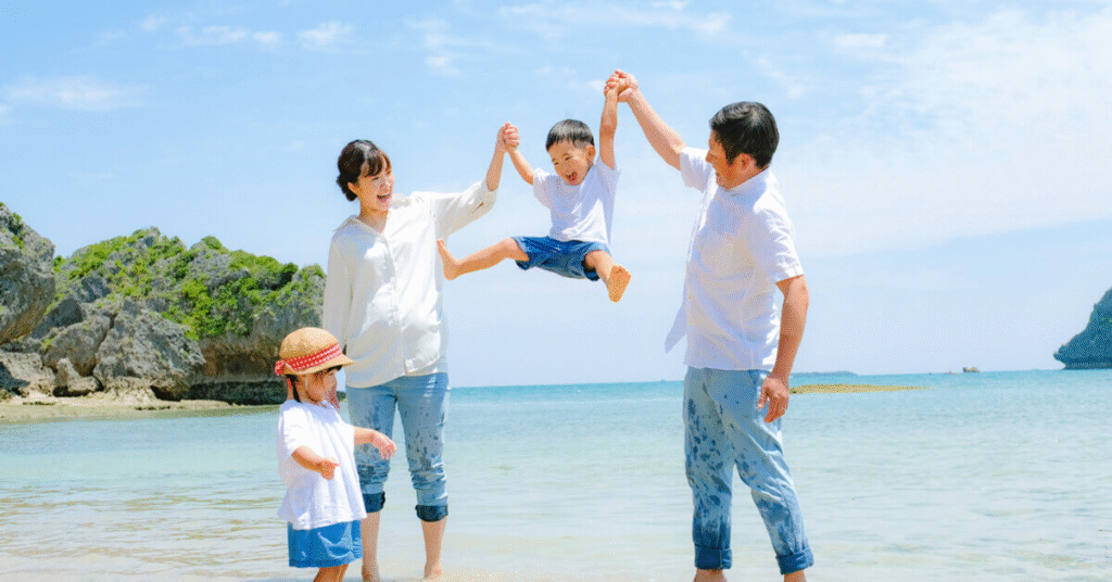 Family vacation planning with parents and children preparing for a fun, comfortable, and stress-free trip.